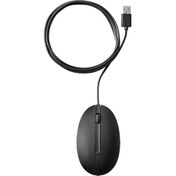 Resim HP 320M 9VA80AA 1200DPI Siyah USB Kablolu Mouse 1.8 M 