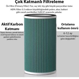Resim Ezere Anion Ultrasonik Hava Temizleyici Için Yedek Filtre 