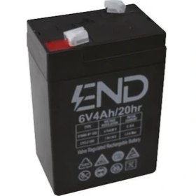 Resim End Işıldak Aküsü 6 V 4 Ah Kompakt Taşınabilir Güçlü Performans ile Uzun Süreli Enerji 