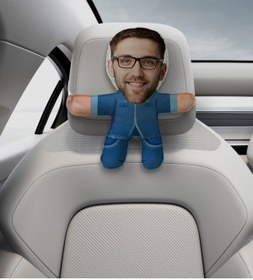 Resim Bk Gift Eğlenceli Surat Araç Koltuk Bebek Yastığı-39 