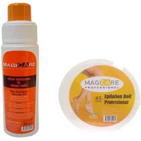 Resim Magicare Ağda Temizleme 85 M + Ağda Temizleme Ve Masaj Yağı 850 ML 