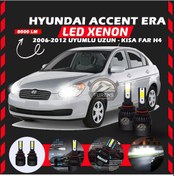 Resim Hyundai Accent Era 2006-2012 Uzun-kısa Far Uyumlu Şimşek Etkili Led Xenon Light Series H4 