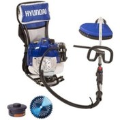 Resim Hyundai HYX 52 S 2.1 HP Düz Şaftlı Benzinli Motorlu Sırt Tırpan + Daire Testere 