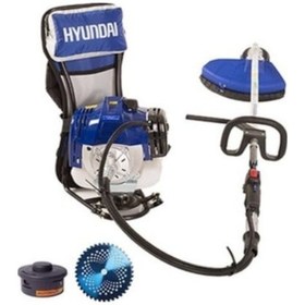 Resim Hyundai HYX 52 S 2.1 HP Düz Şaftlı Benzinli Motorlu Sırt Tırpan + Daire Testere 