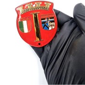 Resim BsElektronik Etiketçilere Özel Arma ITALIA MODENA Kırmızı Tasarım Süper Kalite İtaly (I) Harfi 