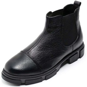 Resim Costo Shoes Büyük Numara Erkek Bot Rahat Geniş Kalıp Siyah 