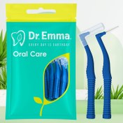 Resim 20 Adet Dr. Emma Diş Arası Fırçaları ve Kürdan Temizleyiciler - 1.0mm-1.2mm Naylon Kıllar, Kokusuz Diş İpi Yetişkinler İçin, Ergonomik Tutuş, Plak ve Çürük Önleme, Ağız Hijyeni Gereçleri, Diş Temizleme Araçları 