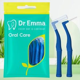 Resim 20 Adet Dr. Emma Diş Arası Fırçaları ve Kürdan Temizleyiciler - 1.0mm-1.2mm Naylon Kıllar, Kokusuz Diş İpi Yetişkinler İçin, Ergonomik Tutuş, Plak ve Çürük Önleme, Ağız Hijyeni Gereçleri, Diş Temizleme Araçları 