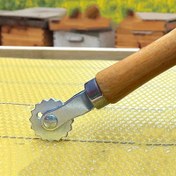 Resim 2 Adet Paslanmaz Çelik Tel ile Ahşap Mango, Gömme, Arı Kovanı, Arıcı, Arıcılık Ekipmanları Aracı, 6.2cm, 1 Adet 