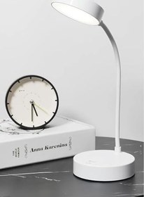 Resim Orret Home Şarjlı Dokunmatik Akrobat Masa Lambası - 12 LED'li Katlanabilir Kitap Okuma ve Çalışma Işığı, Beyaz Işık, Işıldak Modlu Taşınabilir Masa Üstü Lamba-Kitap Okuma Işığı 