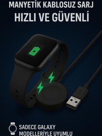 Resim halkhouse Samsung Galaxy Watch 4/5/5 Pro/6 Type-C Akıllı Saat Kablosuz Şarj Aleti 