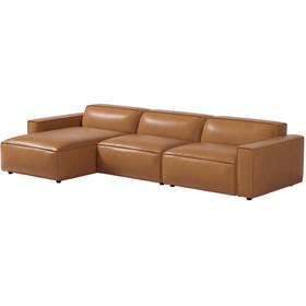 Resim Vivense ORLANDO DERİ KÖŞE KOLTUK, KAHVERENGİ, SOL KÖŞE 