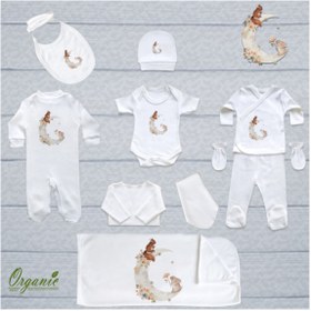 Resim Niles Baby design for baby 10'lu Organik Bebek Hastane Çıkış Seti 