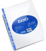 Resim Exxo Poşet Dosya Kristal A4 100 Lü 