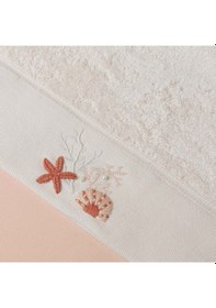 Resim Linens Cowry Bambu El Havlusu 30x45 Cm Somon Somon 