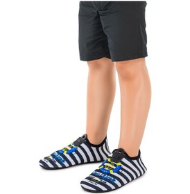 Resim Kiko Kids Newyork Havuz Plaj Erkek Çocuk Deniz Ayakkabısı 7562 Siyah Siyah 