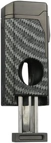 Resim MGM05-31 Kesicili Dörtlü Jet Alev Gunmetal Çakmak 