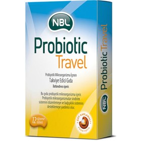 Resim NBL Probiyotik Travel 12 Çiğneme Tableti 