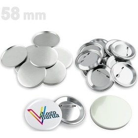 Resim 58 Mm Buton Rozet Sarf Vg58brs 100 Adet 
