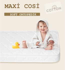 Resim Maxi-Cosi Soft Ortopedik Yaylı Bebek Yatağı 60 x 120 CM 