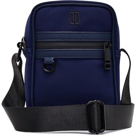 Resim Erkek Lacivert Mini Kumaş Postacı Çantası - Lacivert / 00 