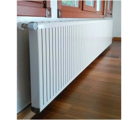 Resim Alurad Alüminyum Panel Radyatör Çiğdem 600 x 8 Ral 9010 Kırık Beyaz 