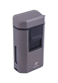 Resim 4 Jet Torch Masa Tipi Puro Çakmağı Gri Krom 