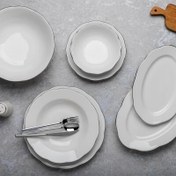 Resim Aryıldız Passion Silver 30 Parça 6 Kişilik Yemek Takımı 