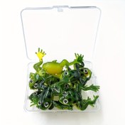 Resim 10 adet Yüzen Yemlik Kutusu, 2.4G/4Cm, Kar Fishi, Bass ve Perç için Tasarlanmış, Gerçekçi Yumuşak Yemlerle Balıkçılık İçin Uygun. 