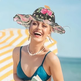 Resim 2 Adet El Yapımı El Sanatları Yelpaze Katlanabilir Plaj Şapka Bambu Malzeme ile Yapılabilen Şapkalar İlkbahar ve Yaz Dış Mekan Plaj Şapkası Balıkçı Şapkası Dekoratif Katlanır Şapka Güneş Şapkası Yelpazeli Şapka Çift Amaçlı Katlanır Yelpazeci 