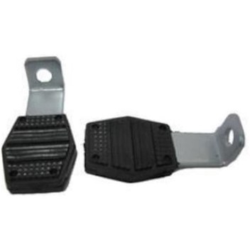 Bisiklet Arka Basamak Ayaklık Tırtır Lastikli Gri - Siyah