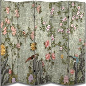 Resim Doğa Temalı Özel Tasarım Paravan Room Divider 180 x 200 cm 