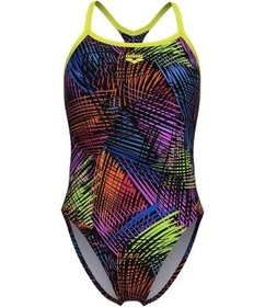 Resim Arena Energy Swimsuit Booster Back Kadın Yüzücü Mayosu 008160650 Çok Renkli 