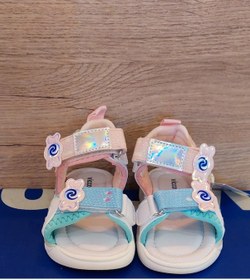 Resim Vicco Arial Kız Çocuk Pudra Phylon Sandalet Pudra 