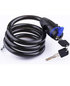 Resim Umotech Anahtarlı Çelik Bisiklet ve Motosiklet Kilidi – Bebek Arabası, Scooter Için Dayanıklıgüvenlik Kilidi 