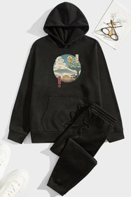 Resim uyguntarz Unisex Neighbor's Ukiyo E Eşofman Takımı 
