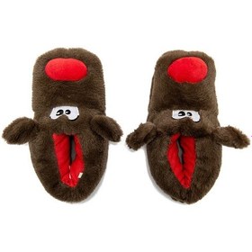 Resim Twigy Dento Kadın Hayvanlı Panduf Kahverengi 36/41 EE0520 Kahverengi 