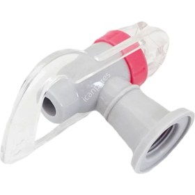 Resim Parmis Arçelik Uyumlu 1037SP Su Sebili Musluğu Sıcak Kırmızı İthal Kısa 