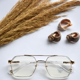 Resim LOOKUP NEW Unisex Kadın Erkek Mavi Işık Korumalı Blue Block Şeffaf Gold Yeni Sezon Vintage Gözlük 
