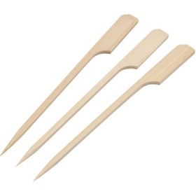 Resim 50 Adet Bambu Golf Kürdan - 9cm 