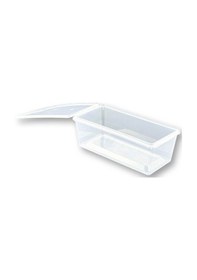 Resim 500ml Kendinden Kapaklı Derin Dondurucuya Uygun Saklama Kabı, Düzenleyici ,yemek,kahve,çay 110 Adet Şeffaf 