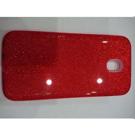 Resim Samsung J5 Pro J530 Simli Kenarları Taşlı Silikon Kılıf Kırmızı 