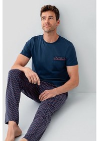 Resim Arnetta Erkek Lacivert Pijama Takım 5274-49523 Lacivert 
