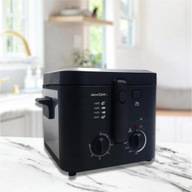 Resim Siyah Fritöz, Pratik ve Güçlü, Mutfağınıza Şıklık Katacak 