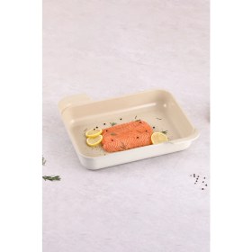 Resim Neoflam Fika Bej Büyük Boy Fırın Tepsisi 