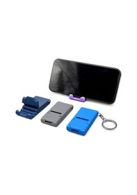 Resim Anahtarlık Telefon Tutucu Katlanabilir Sert Plastik Taşınabilir Stand 