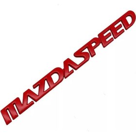 Resim Mazda Speed Kırmızı Bagaj Yazısı 3m 3d Abs Mazda 626 