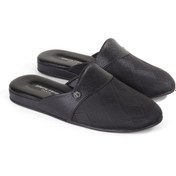 Resim Pierre Cardin 366 Armalı Damat Çeyiz Ev Erkek Terlik Siyah 