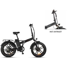 Resim Mosso Magnera Elektrikli Katlanır Bisiklet 420h Hyd 20 Jant 7 Vites Mat 