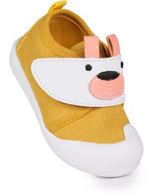 Resim Kiko Kids Winni Cırtlı Erkek Bebek İlk Adım Panduf Ayakkabı 